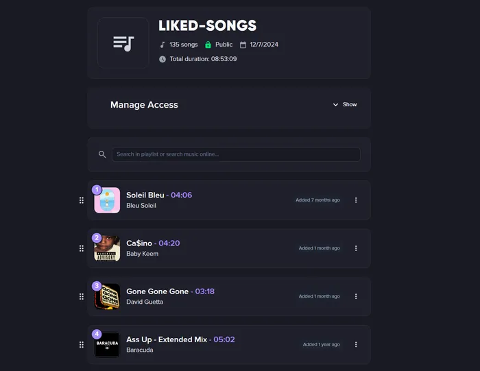 Music Player screenshot 4