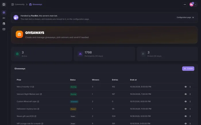 Giveawaye screenshot 1